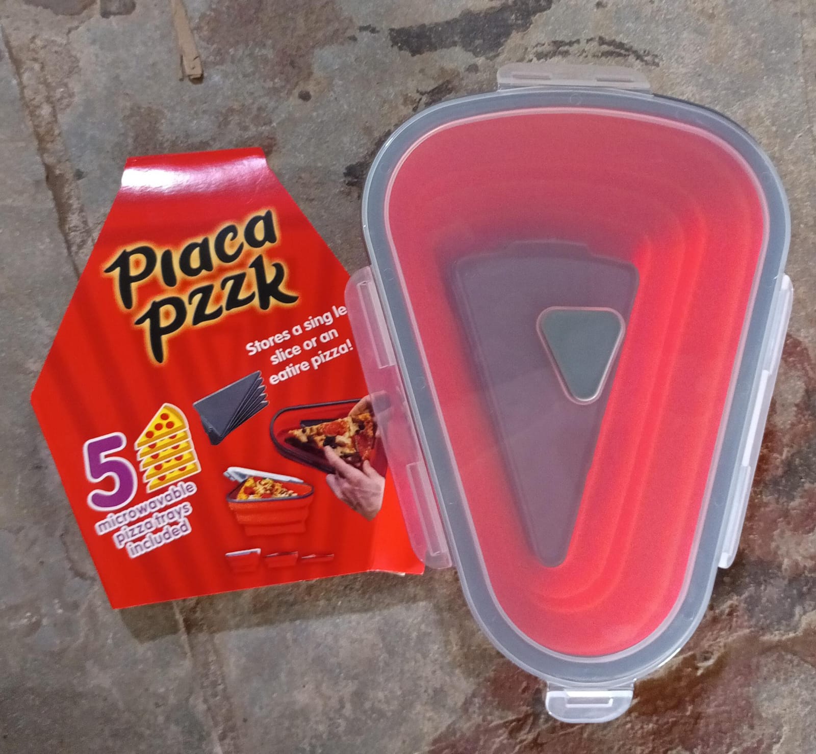 10026 Reusable Pizza Storage Containers With 5 Microwavable Serving Trays Silicone Container Expandable  Adjustable For Packing Pizza At Home  Outdoor 10026 Reusable Pizza Storage Containers With 5 Microwavable Serving Trays Silicone Container Expandable  Adjustable For Packing Pizza At Home  Outdoor